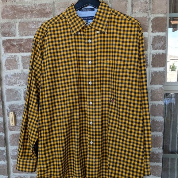Tommy Hilfiger Other - Tommy Hilfiger Men's Button Down Plaid Dress Shirt